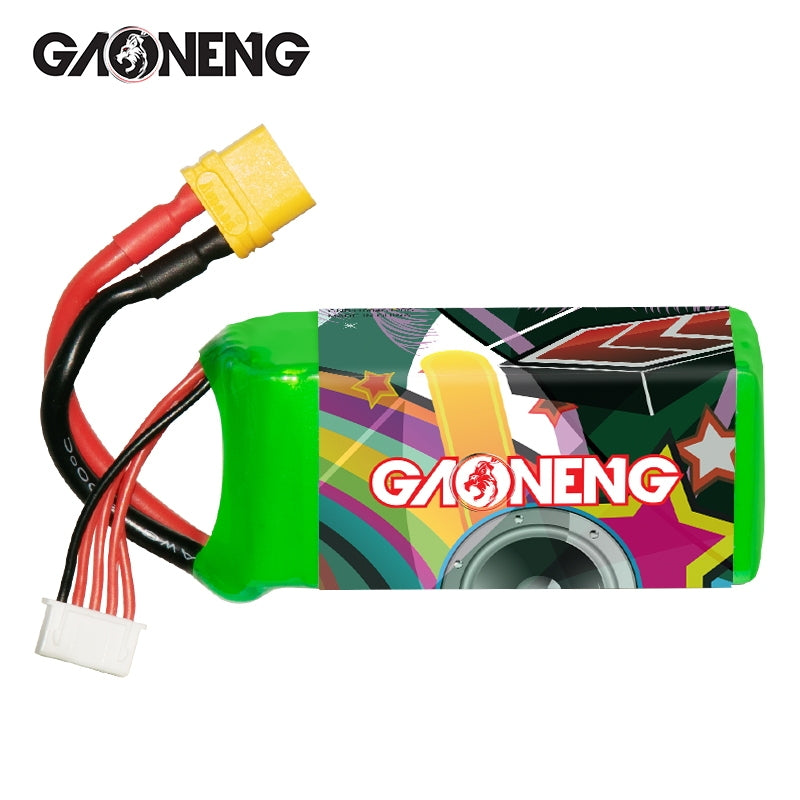 16023 2 battery gnb gaoneng lipo 4s 14 8v 1100mah 120c xt60