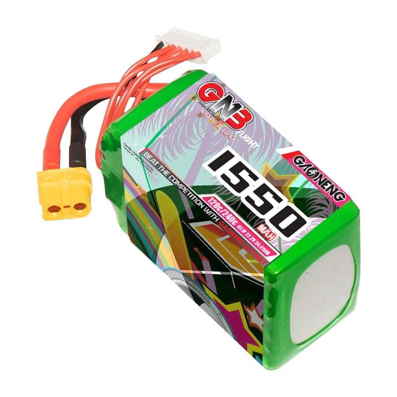 16038 1 battery gnb gaoneng lipo 6s 22 2v 1550mah 120c xt60