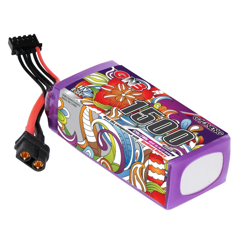 16050 battery gnb gaoneng lihv 4s 15 2v 1500mah 120c xt60 long