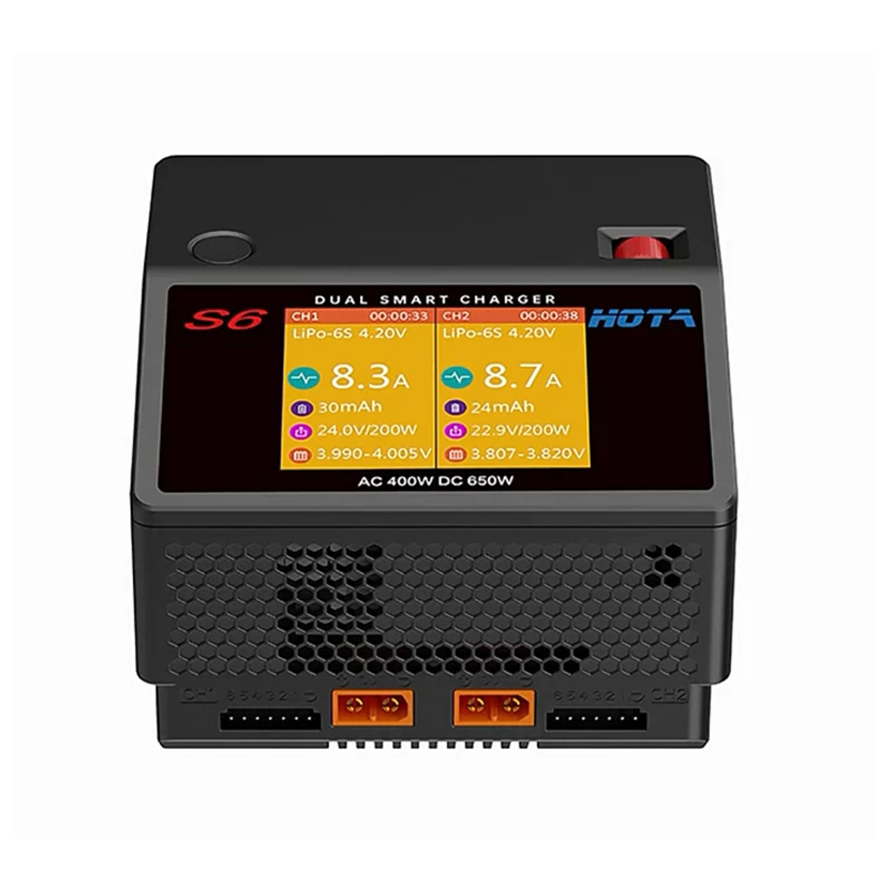 16185 1 charger hota s6 400w 15a 1 6s dual ac dc