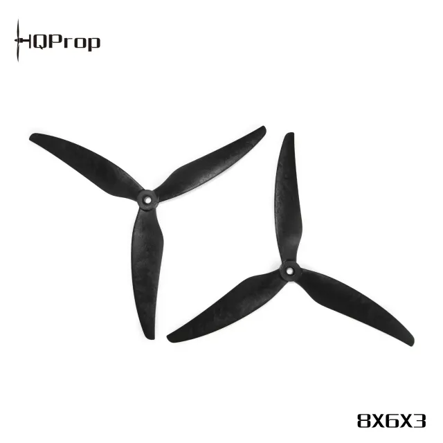 16437 propellers hqprop macroquad 8x6x3 black 1cw 1ccw