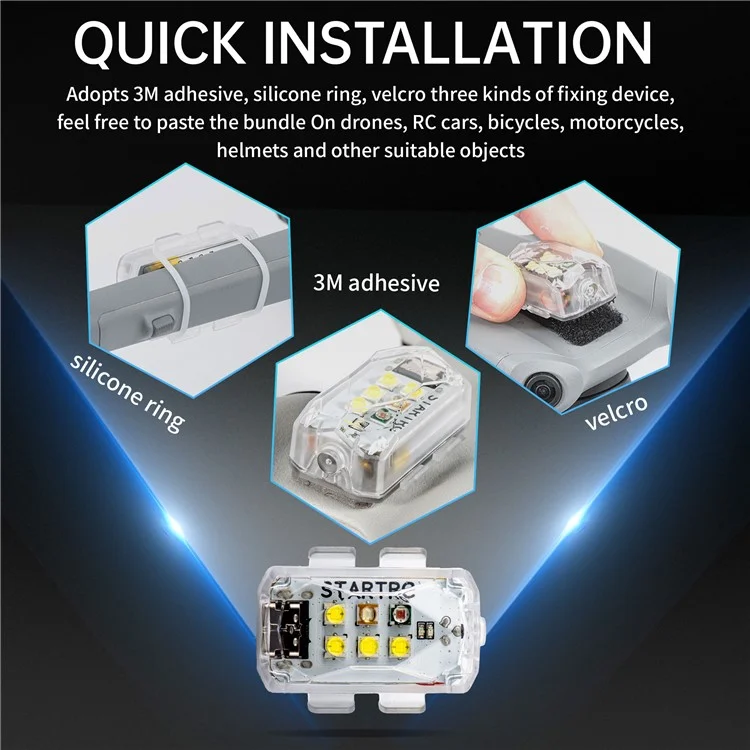 16545 6 strobe light startrc