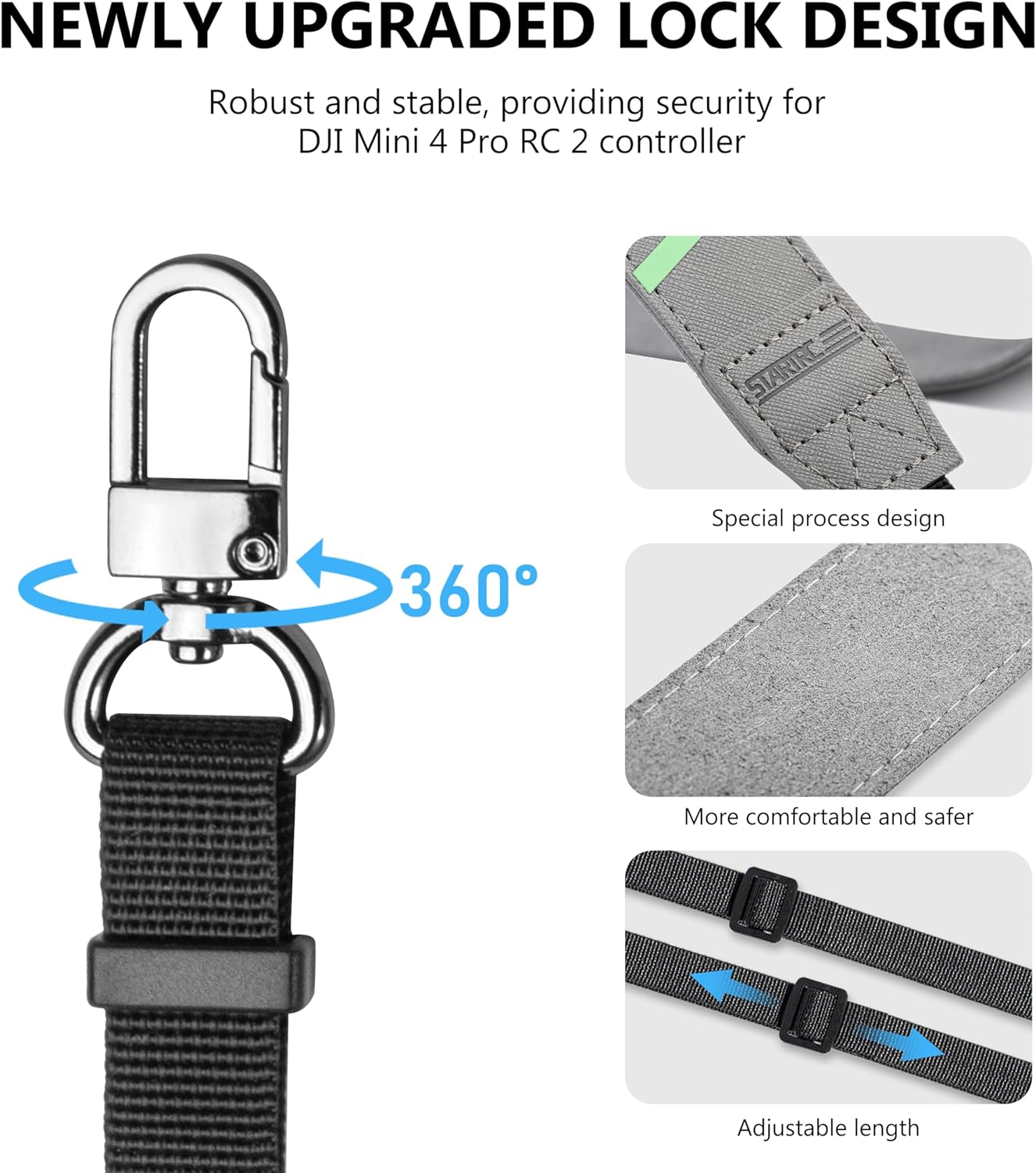 16548 3 universal neck strap startrc for dji rc dji rc 2 dji rc pro