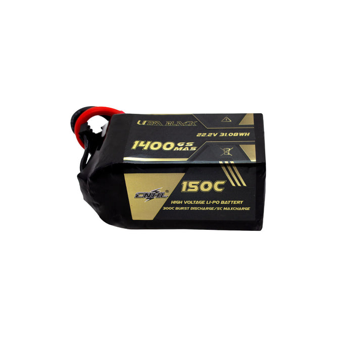 16692 battery cnhl ultra black lipo 6s 22 2v 1400mah 150c xt60