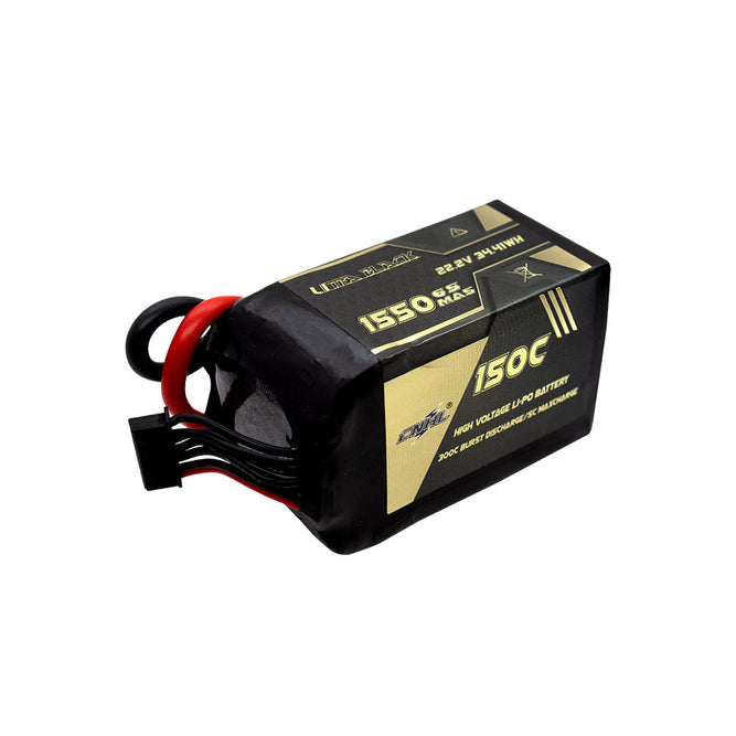 16695 3 battery cnhl ultra black lipo 6s 22 2v 1550mah 150c xt60