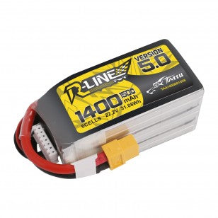 16701 1 battery tattu r line 5 0 lipo 6s 22 2v 1400mah 150c xt61