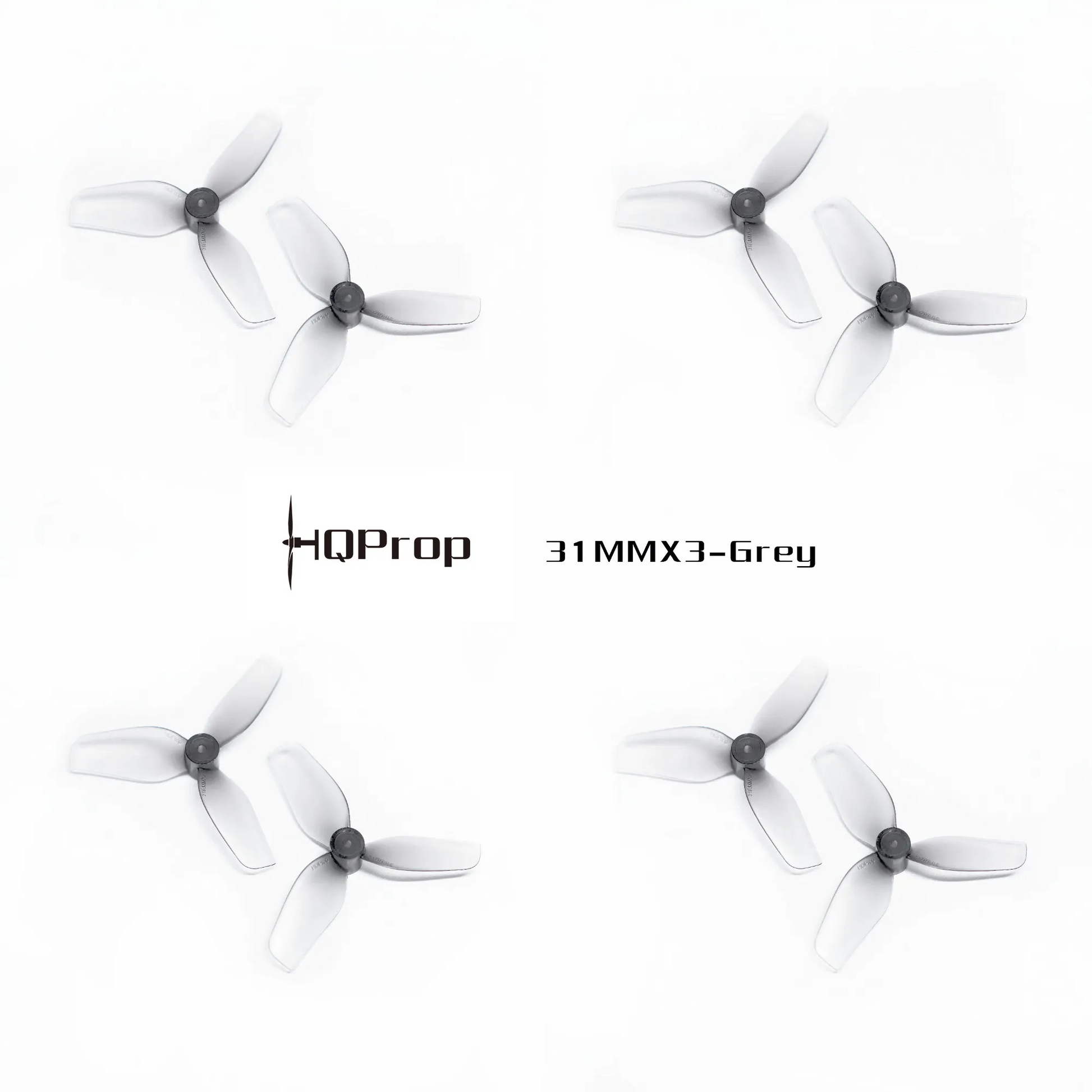 16737 propeller hqprop ultralight whoop 31mmx3 3 blade 0 8mm grey 2ccw 2cw