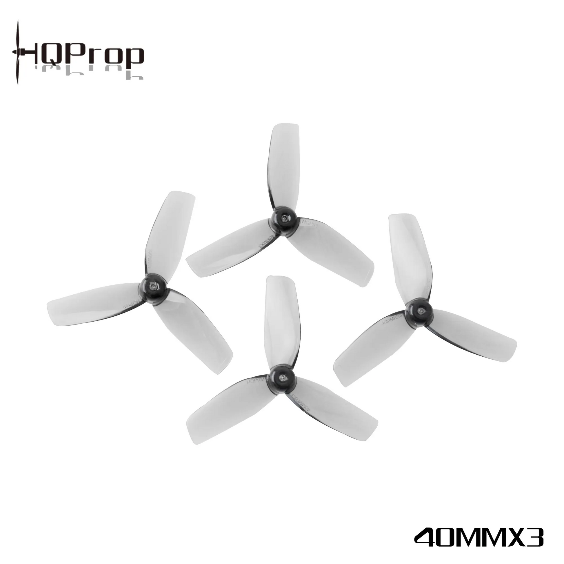 16740 propeller hqprop micro whoop 40mmx3 3 blade 1 5mm grey 2ccw 2cw