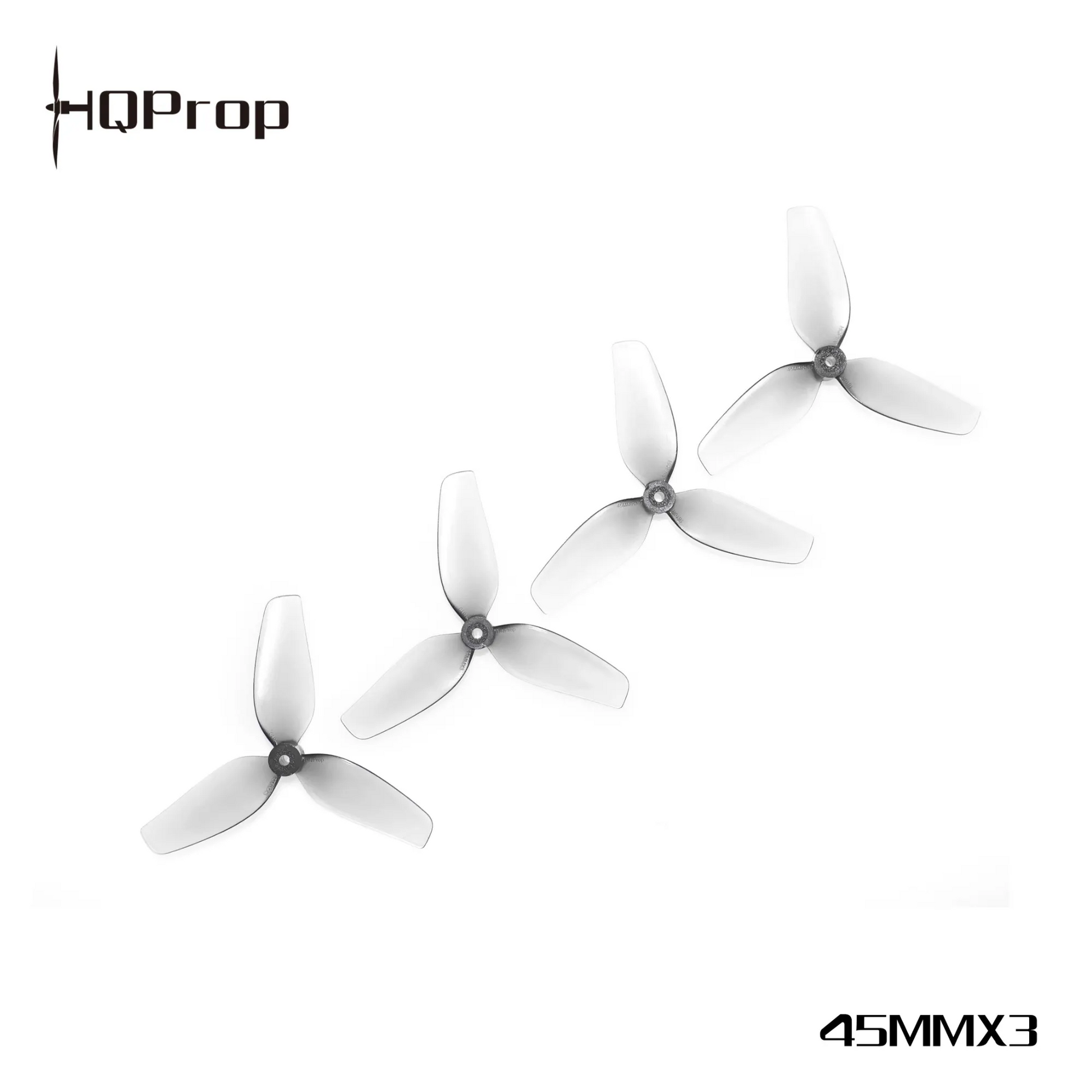 16749 1 propeller hqprop micro whoop 45mmx3 3 blade 1 8 grey 2ccw 2cw