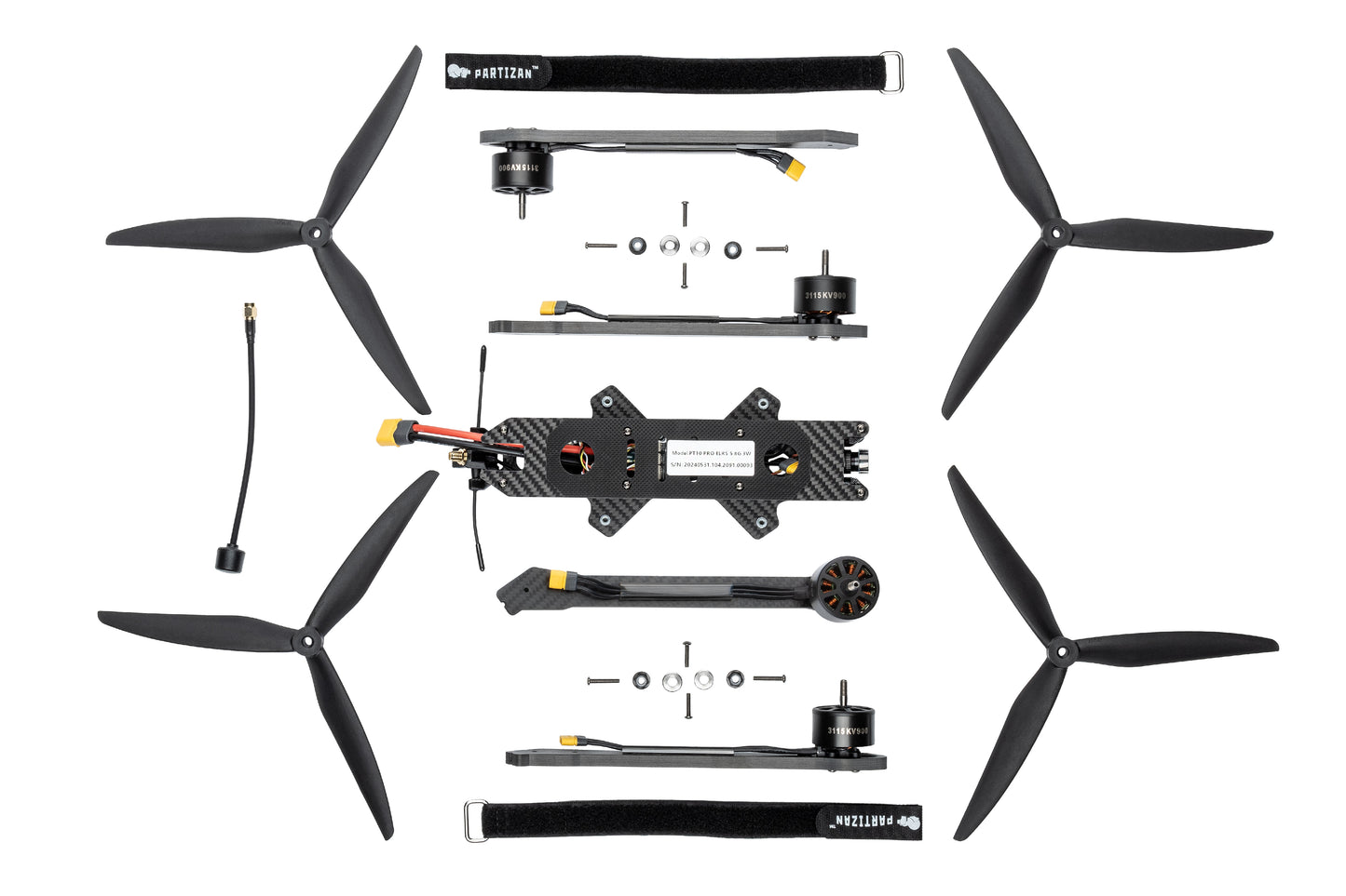 16776 fpv drone partizan pt10 pro elrs 5 8g 3w