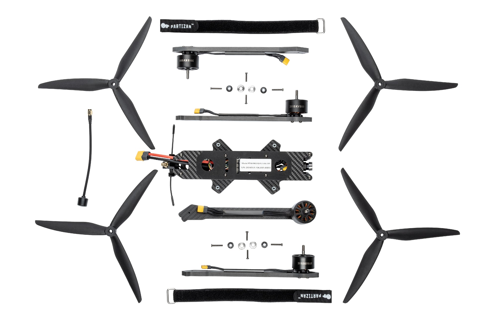 16776 fpv drone partizan pt10 pro elrs 5 8g 3w