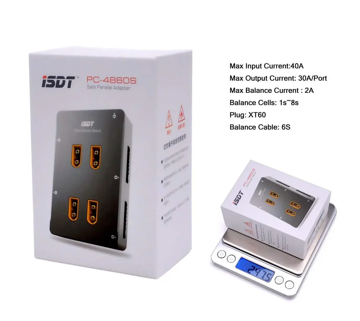 PC 4860S LiPo Parallel Charging Board 1 8S XT60 Safe Charge Board Balance Plate Lipo Batteries ISDT 1676277689