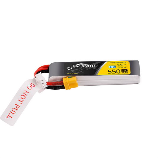 Battery Tattu LiPo 2S 7.6V 550mAh 95C XT30 Long Pack