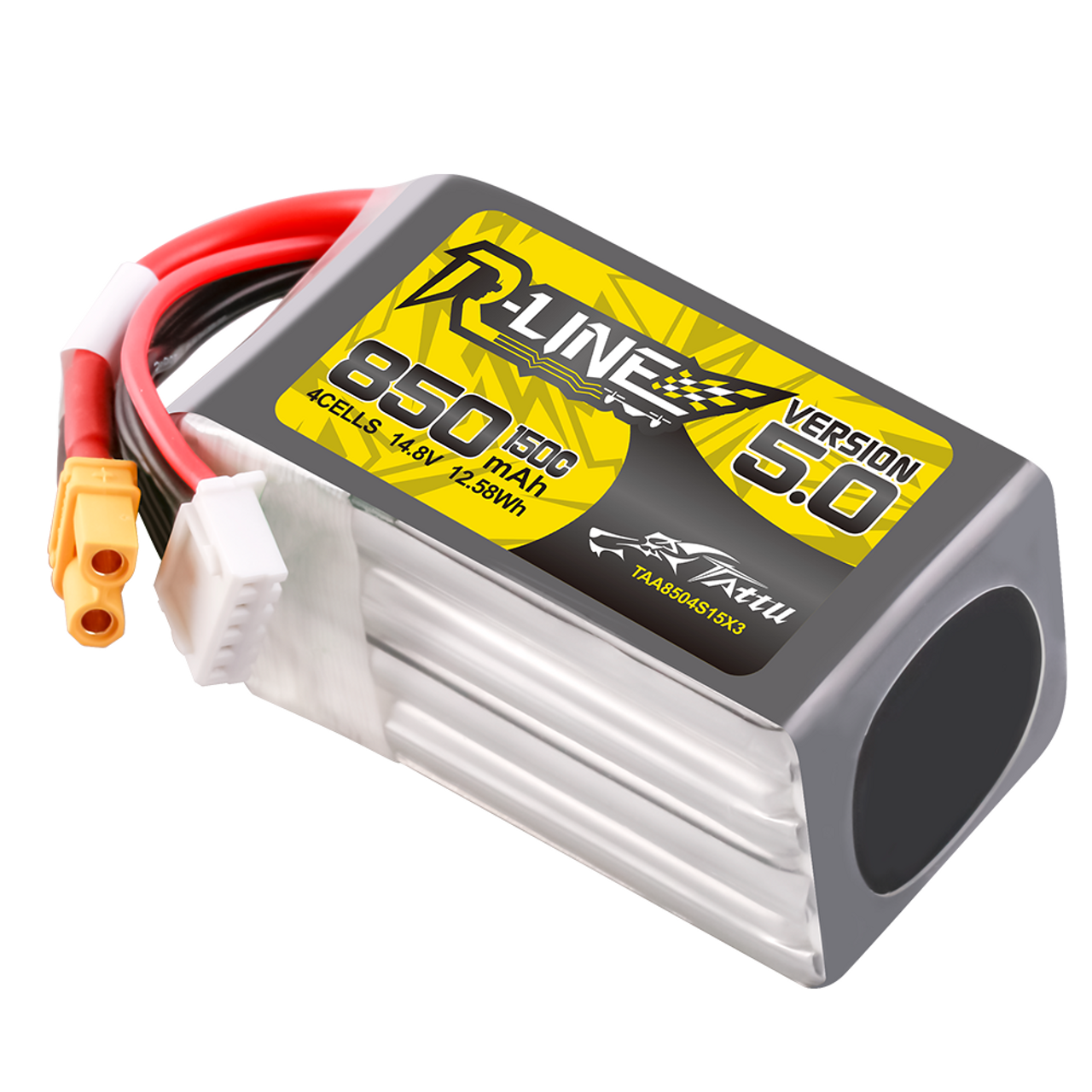 Battery Tattu R-Line 5.0 LiPo 4S 14.8V 850mAh 150C XT30U-F