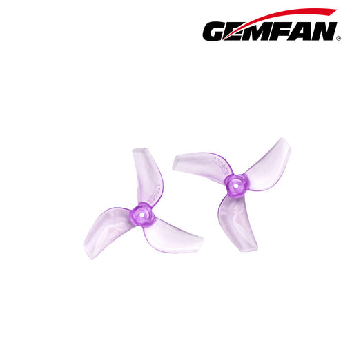 Propeller Gemfan 1219S 3-Blade 1.2" Clear Purple (4CW+4CCW)