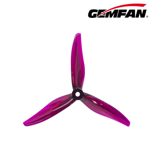 Propeller Gemfan Hurricane MAX 51377 3-Blade 5.1'' Magenta (2CW+2CCW)