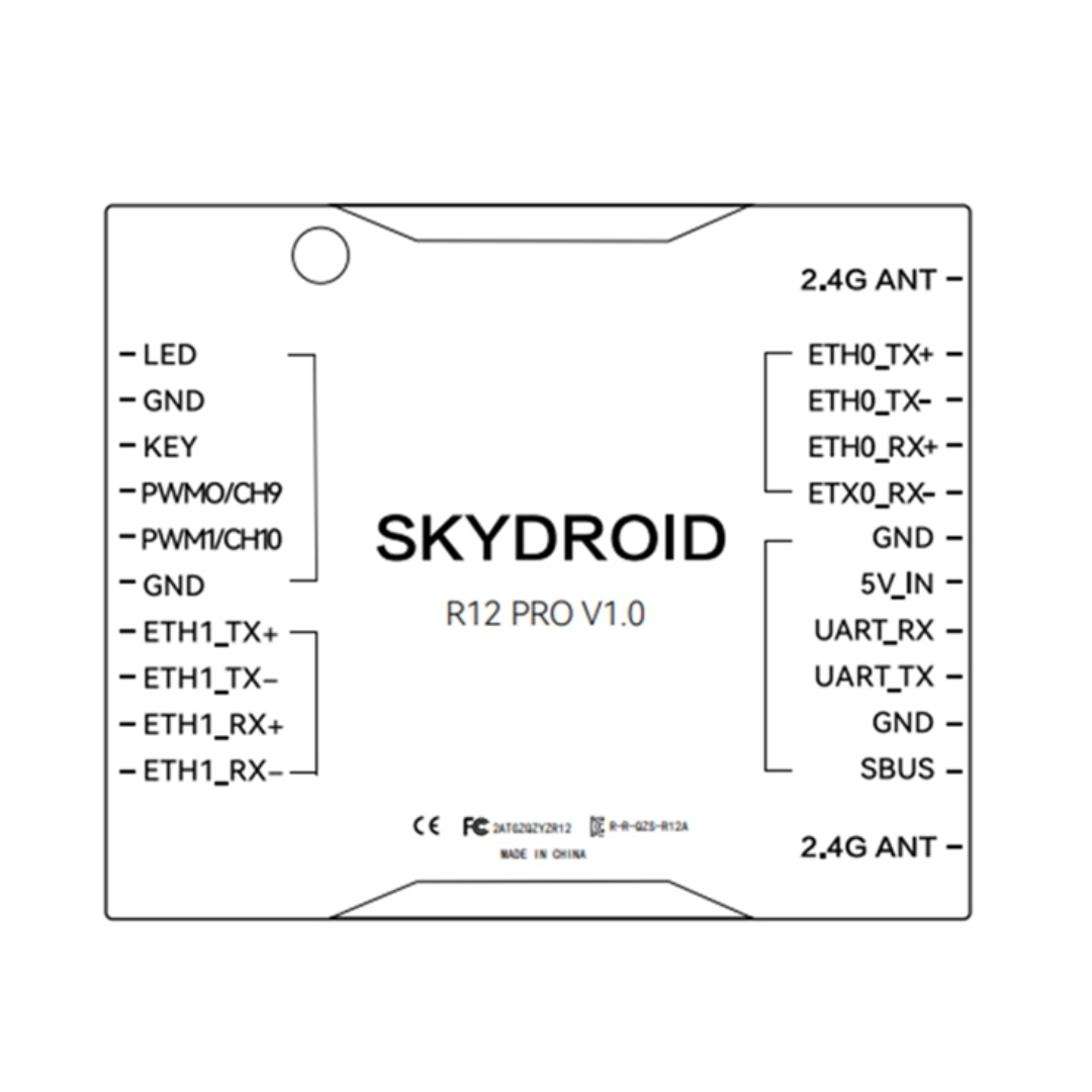 Receiver SkyDroid R12 PRO (special for H12 pro)