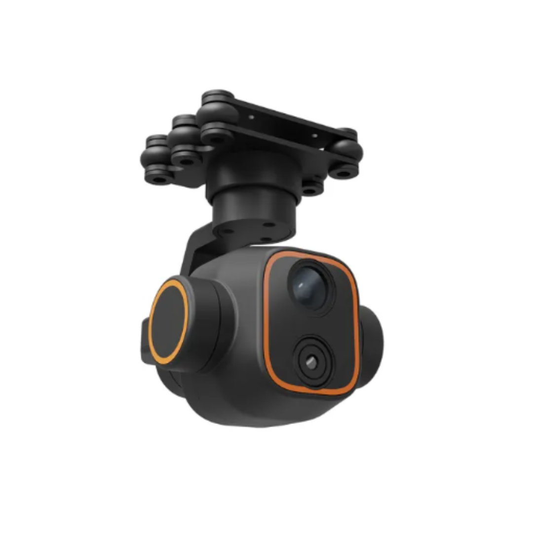 FPV HD kamera „SkyDroid C12 2K 1080P“ terminio vaizdo gavimo sistema, 3 ašių stabilizuotas stabilizatorius