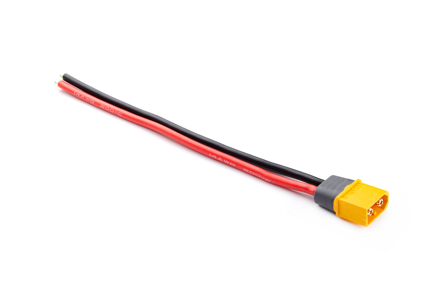 Connector Amass XT60 with silicon wire 14AWG 15сm