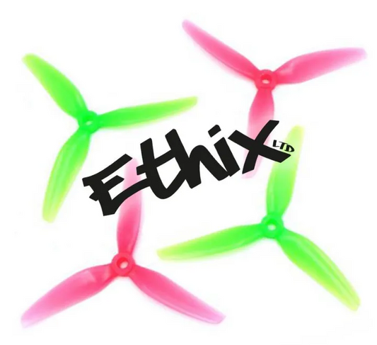Propellers  HQProp Ethix S3 3-Blade 5" Watermelon (2CW+2CCW)
