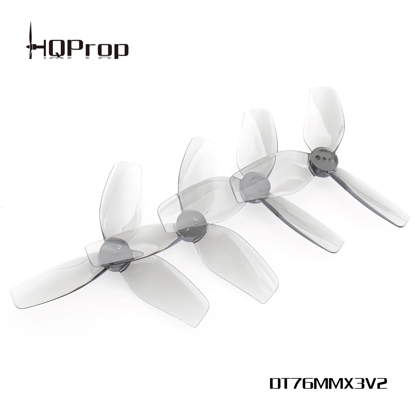 Propellers HQProp Cinewhoop T76MMX3 V2 3-blade 3" Grey (2CCW+2CW)