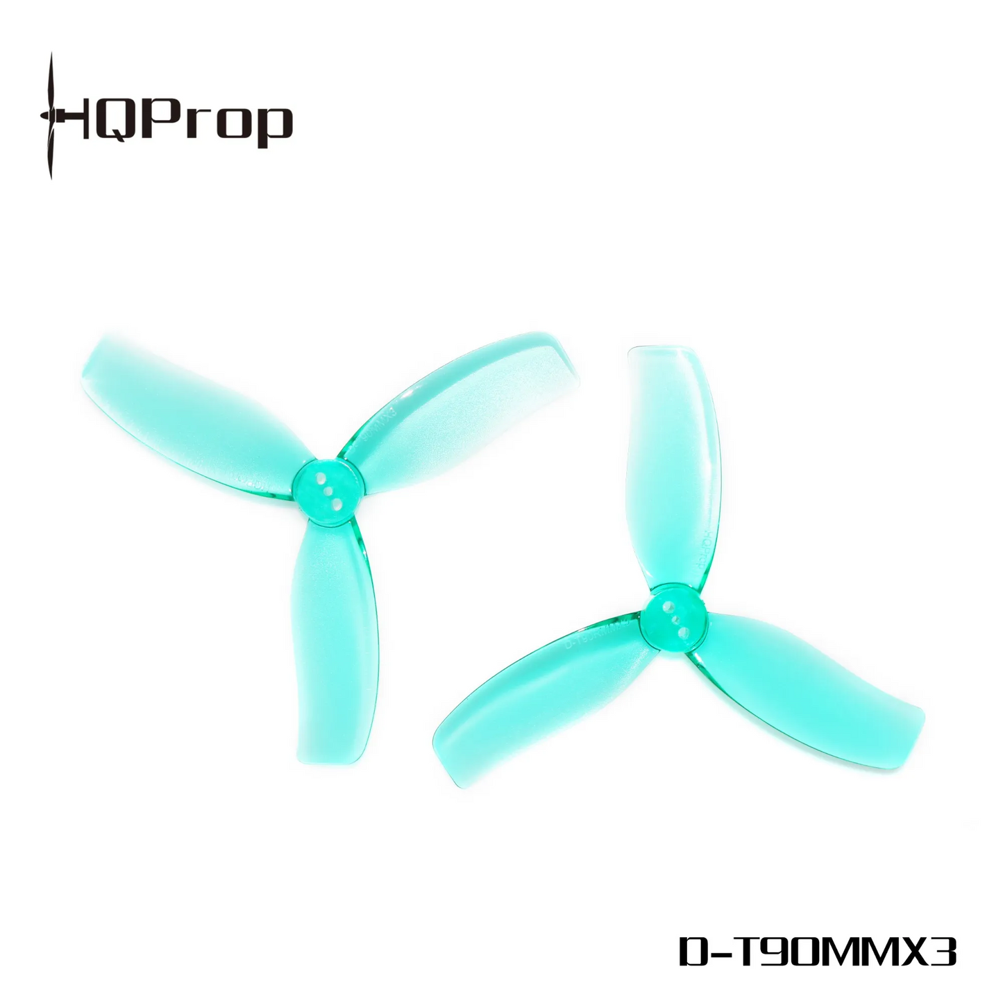 Propellers HQProp Cinewhoop 3-blade 3.5" Teal (2CCW+2CW)