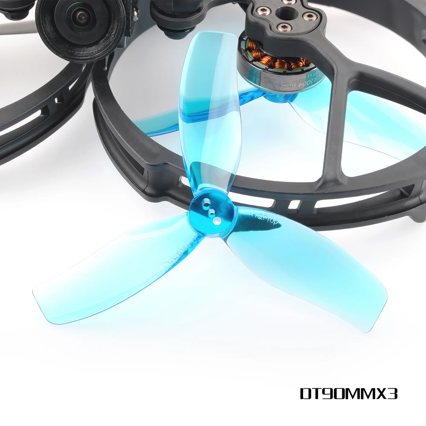 Propellers HQProp Cinewhoop 3-blade 3.5" Teal (2CCW+2CW)