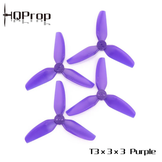 Propellers HQProp Durable 3-blade 3" LiPurp (2CCW+2CW)