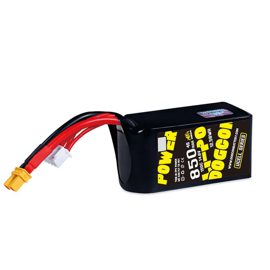 Baterie DOGCOM 850 mAh 4S 14,8 V 150C LiPo XT30 řada UCELL