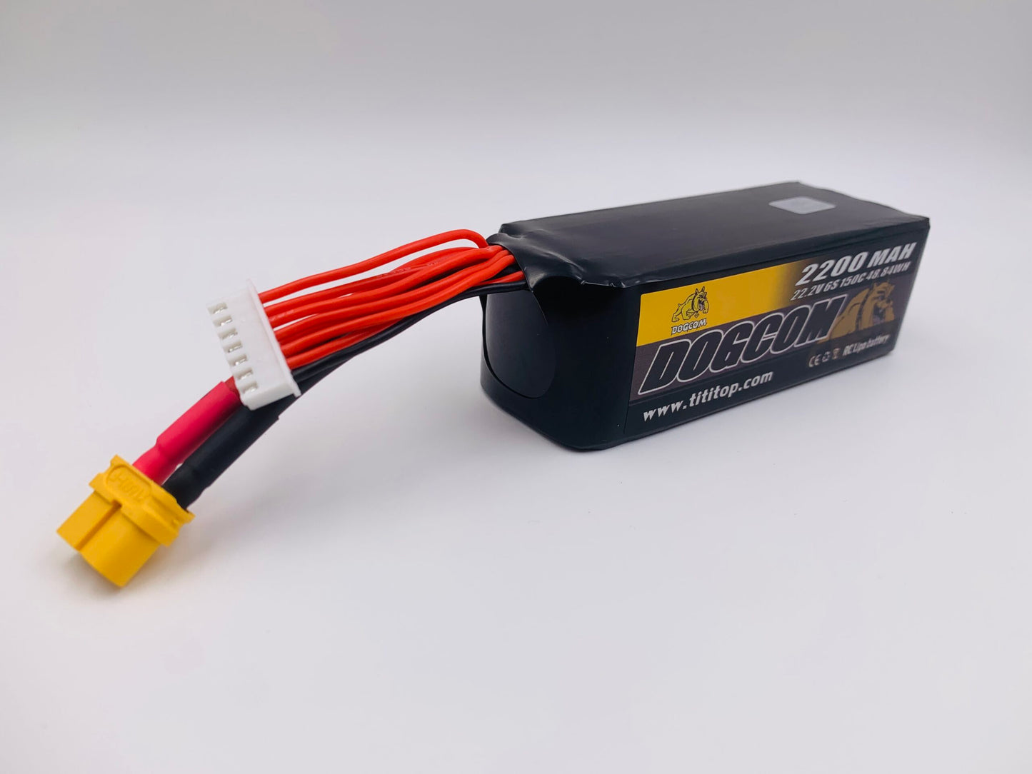 Baterie DOGCOM 2200 mAh 6S 22,2 V 150C LiPo XT60