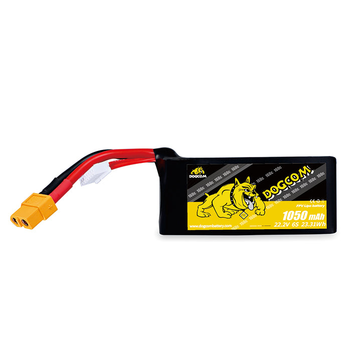 Baterie DOGCOM 1050 mAh 6S 22,2 V 160C LiPo XT60