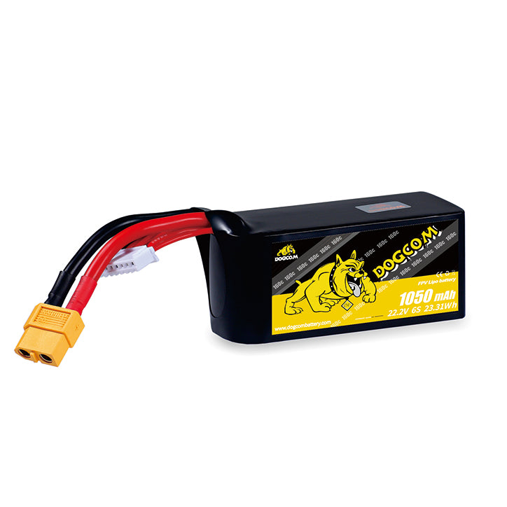Baterie DOGCOM 1050 mAh 6S 22,2 V 160C LiPo XT60