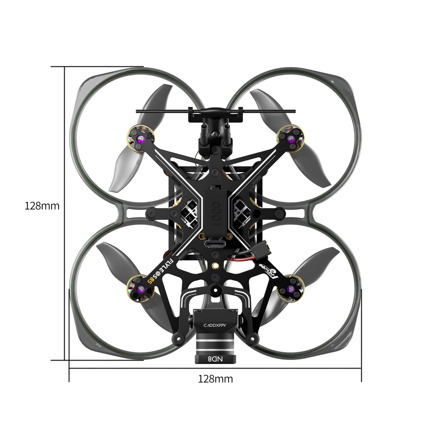 FPV drone FLYWOO FlyLens 85 HD Walksnail Moonlight 4K 2S ELRS 2.4G V1.3