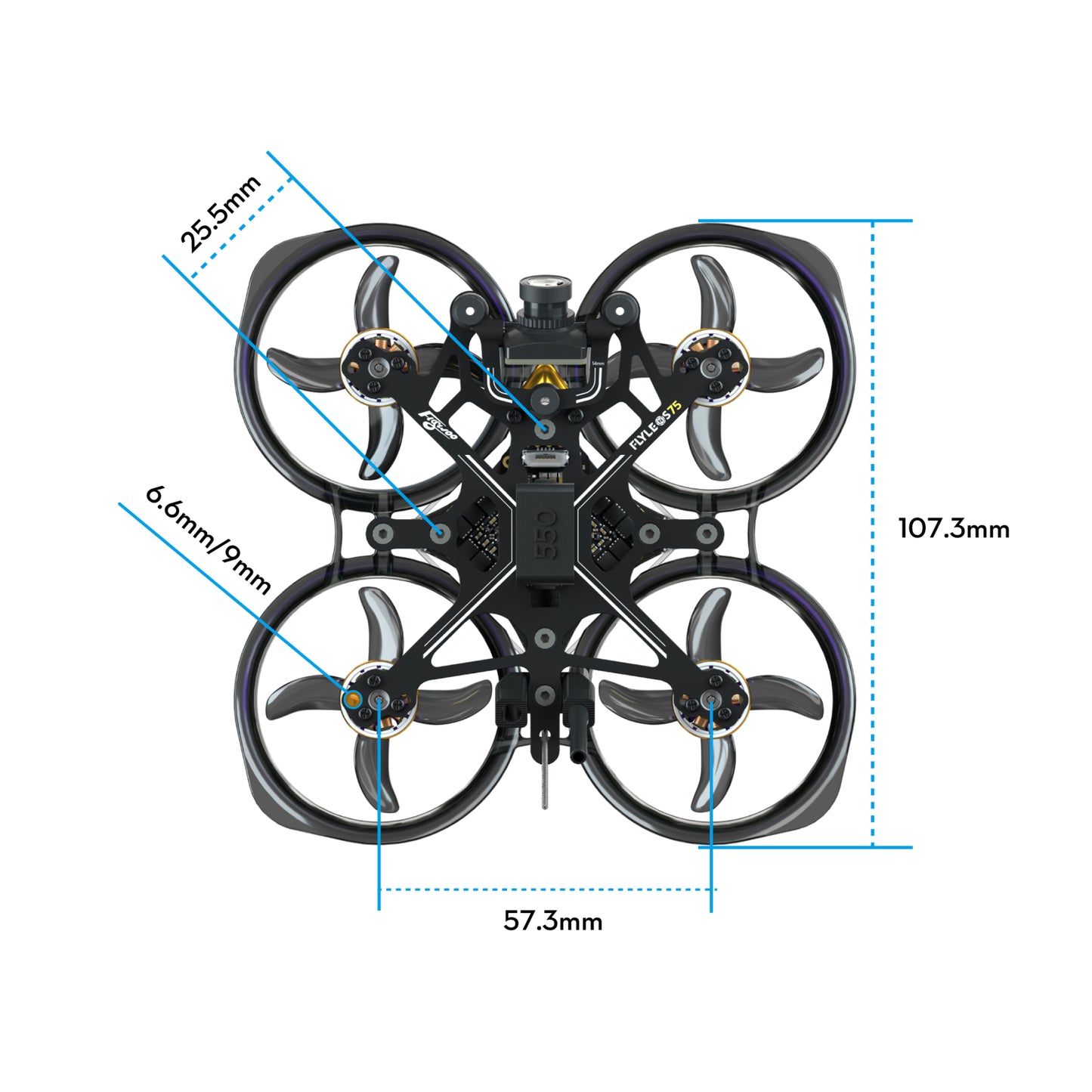 FPV drone FLYWOO FlyLens 75 HDZero 2S ELRS 2.4G V1.3