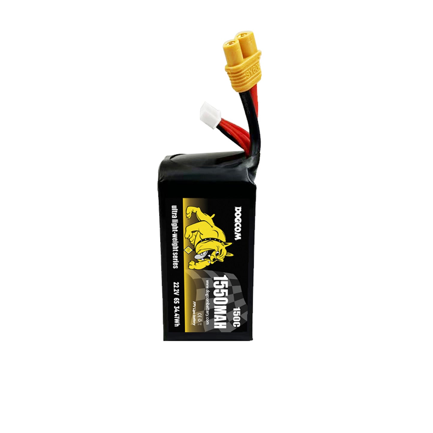Battery DOGCOM 1550mAh 6S 150C 22.2V LiPo Ultra Series