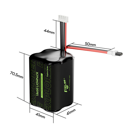 Battery FLYWOO Explorer 3000mAh 4S Molicell P30B 18650 Lionpack XT30UP