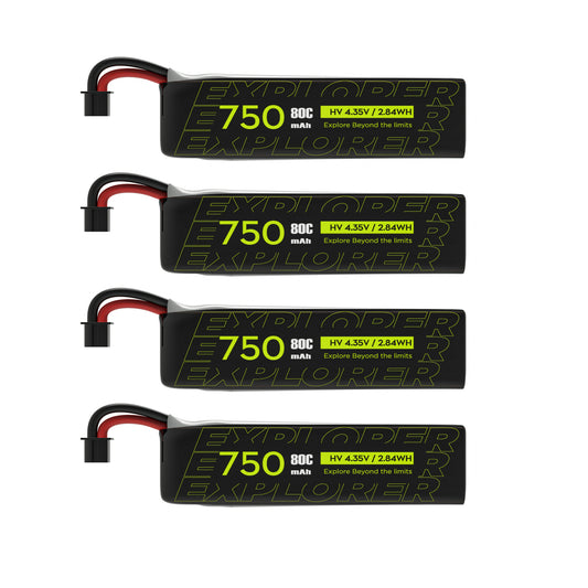 Battery FLYWOO Explorer 750mAh 1S HV V2 A30 Plug (4 pcs)