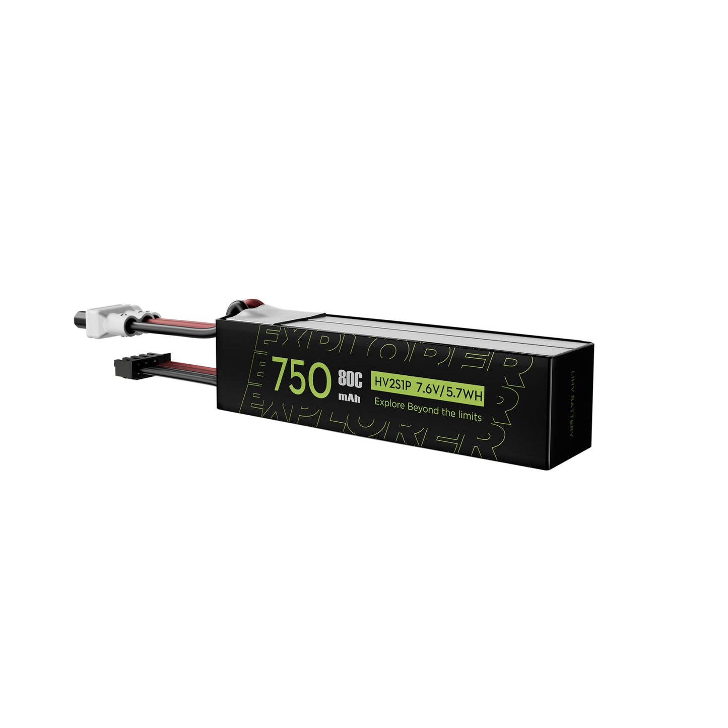 Battery FLYWOO Explorer 750mAh 2S HV 80C LiPo XT30UP (2 pcs)