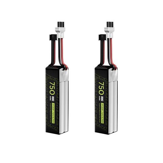 Battery FLYWOO Explorer 750mAh 2S HV 80C LiPo XT30UP (2 pcs)