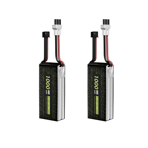 Battery FLYWOO Explorer 1000mAh 2S HV 80C LiPo XT30UP (2 pcs)
