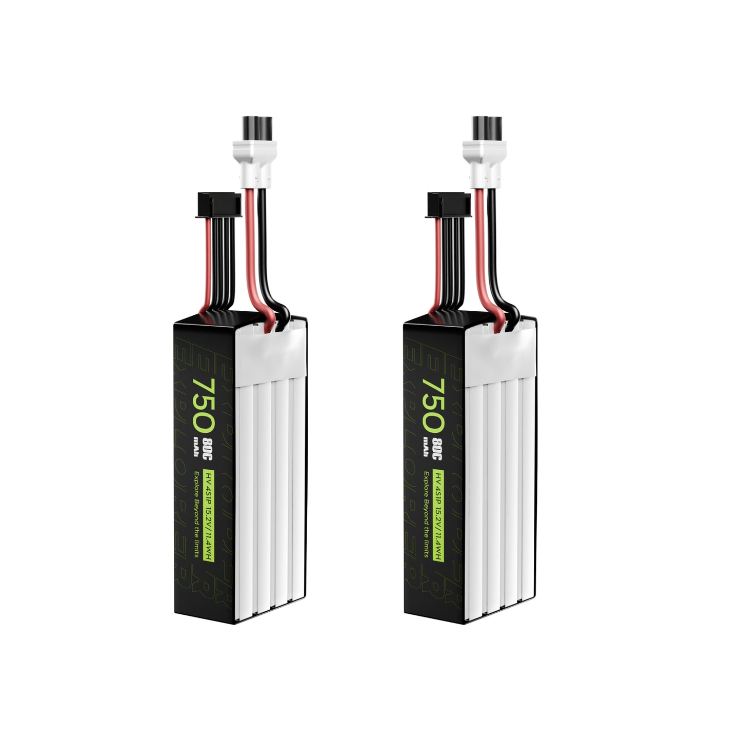 Battery FLYWOO Explorer 750mAh 4S HV 75C LiPo XT30UP (2 pcs)
