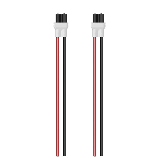 Connector FLYWOO XT30UP-F White Pigtail 18awg Female (2 pcs)