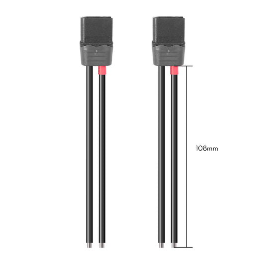 Connector FLYWOO Black XT60H 14AWG Male Pigtail (2 pcs)