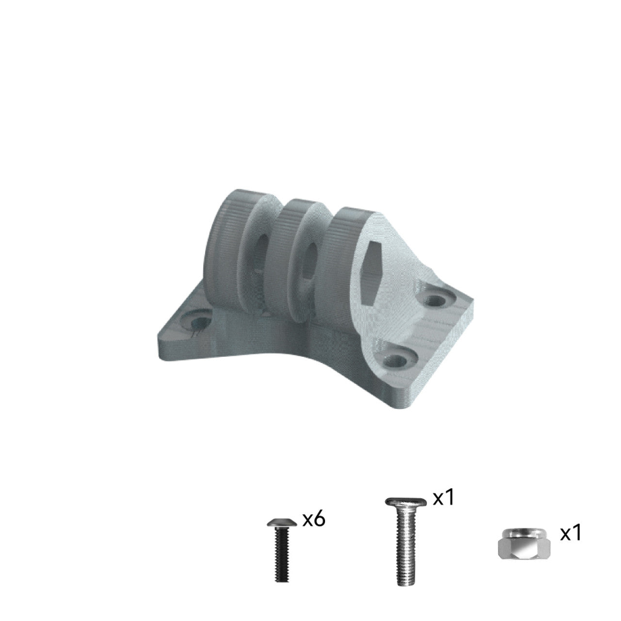 63 adjustable gopro tpu mount base speedybee grey