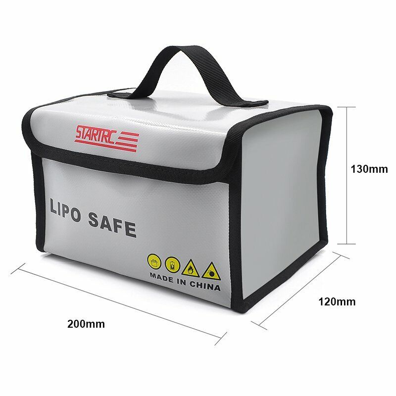 6420 3 li po safe bag startrc double deck pvc fireproof cloth 20x12x13cm