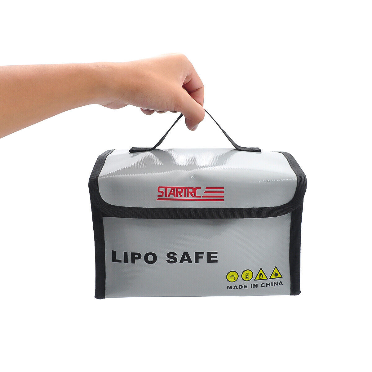 6420 1 li po safe bag startrc double deck pvc fireproof cloth 20x12x13cm