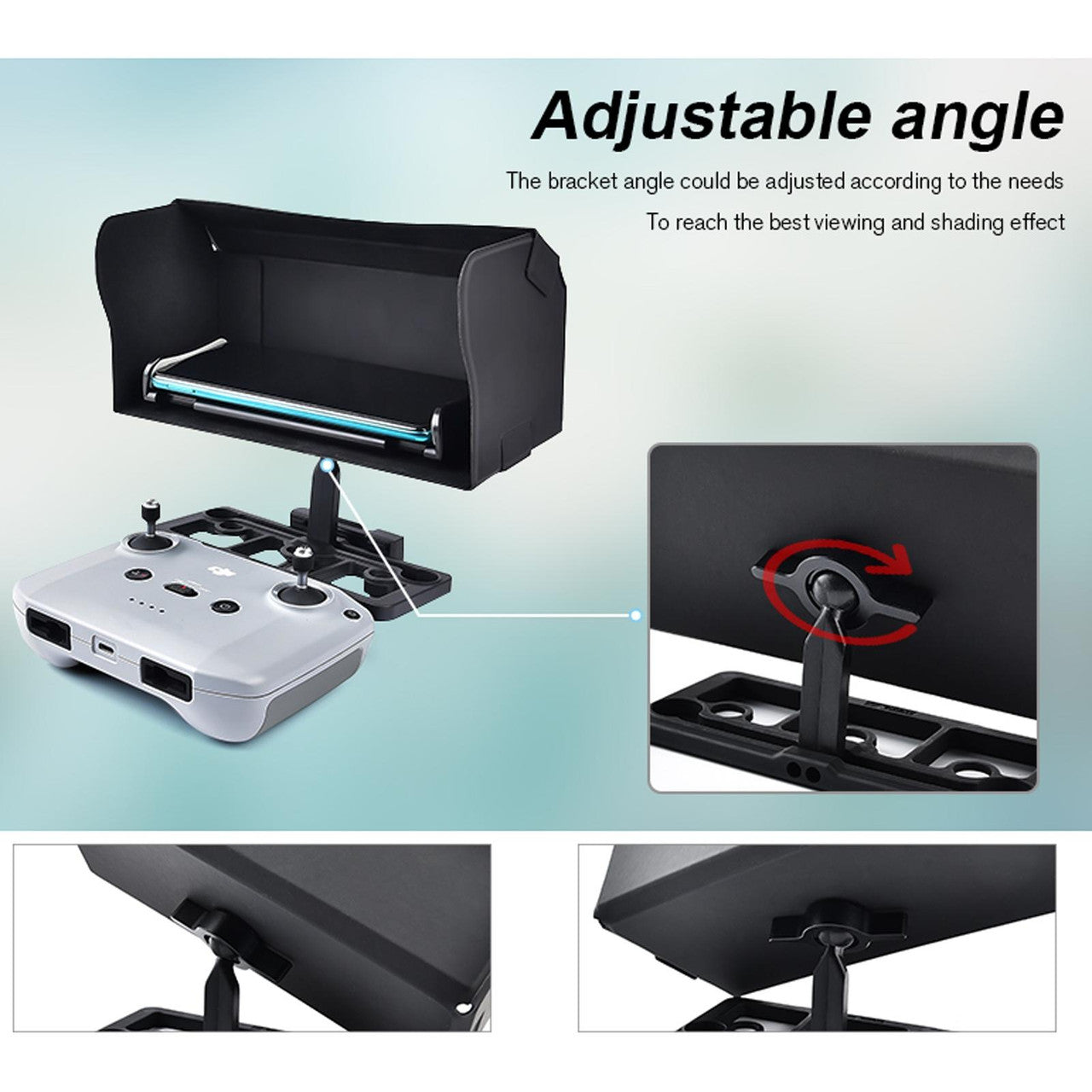 6444 5 tablet stand sunshade startrc for dji mavic series remote controller