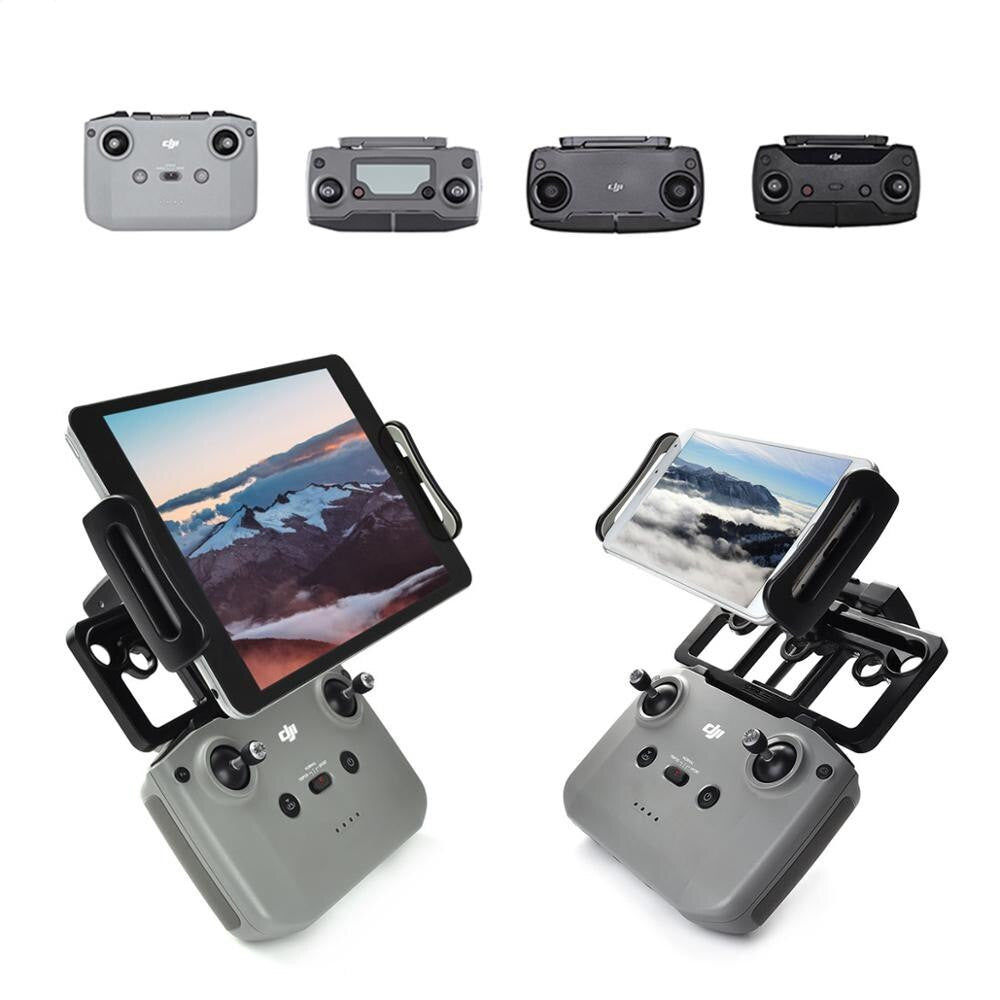 6447 3 smart phone tablet holder startrc for dji mavic series controller black