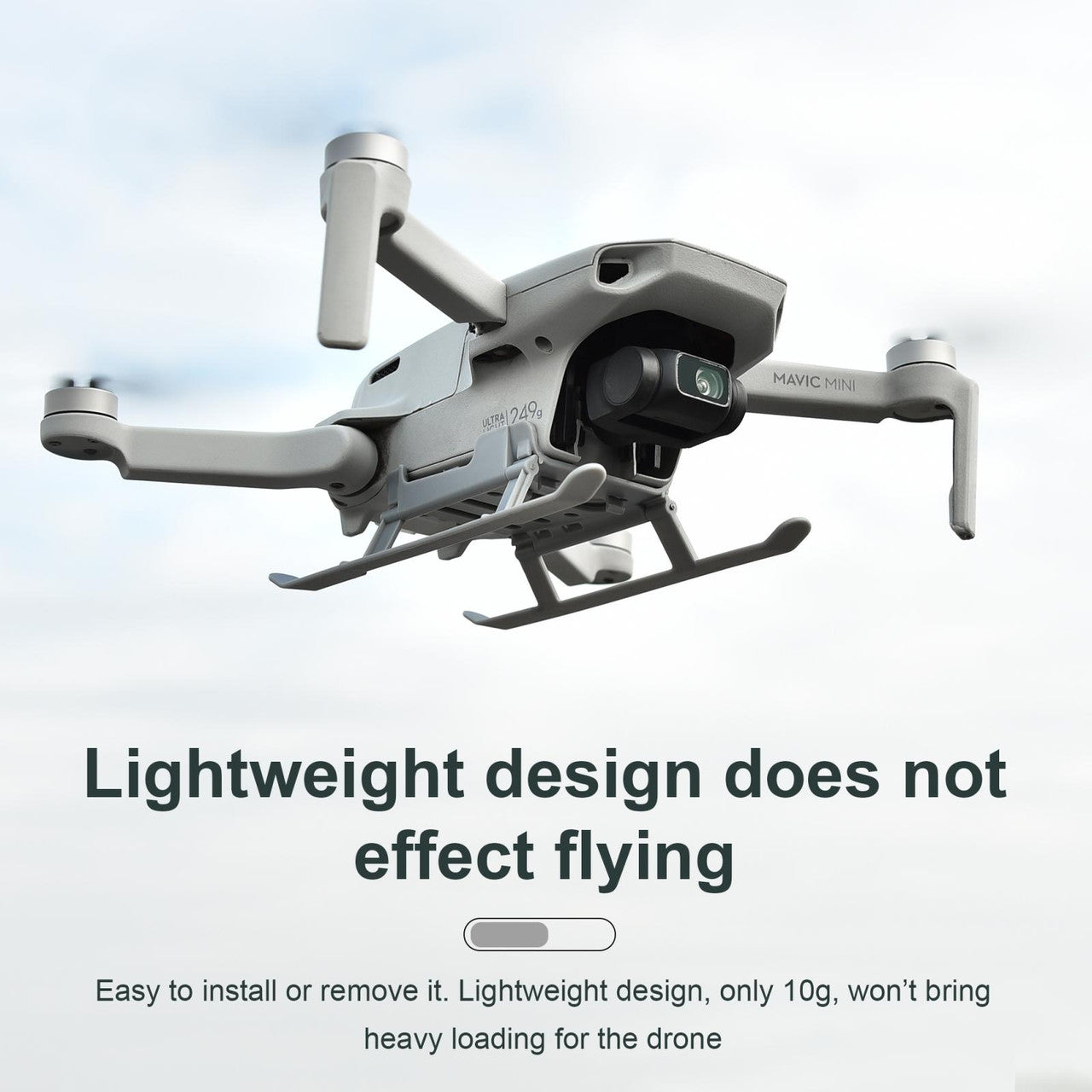 6606 1 landing gear startrc foldable for mini 2 mavic mini mini se