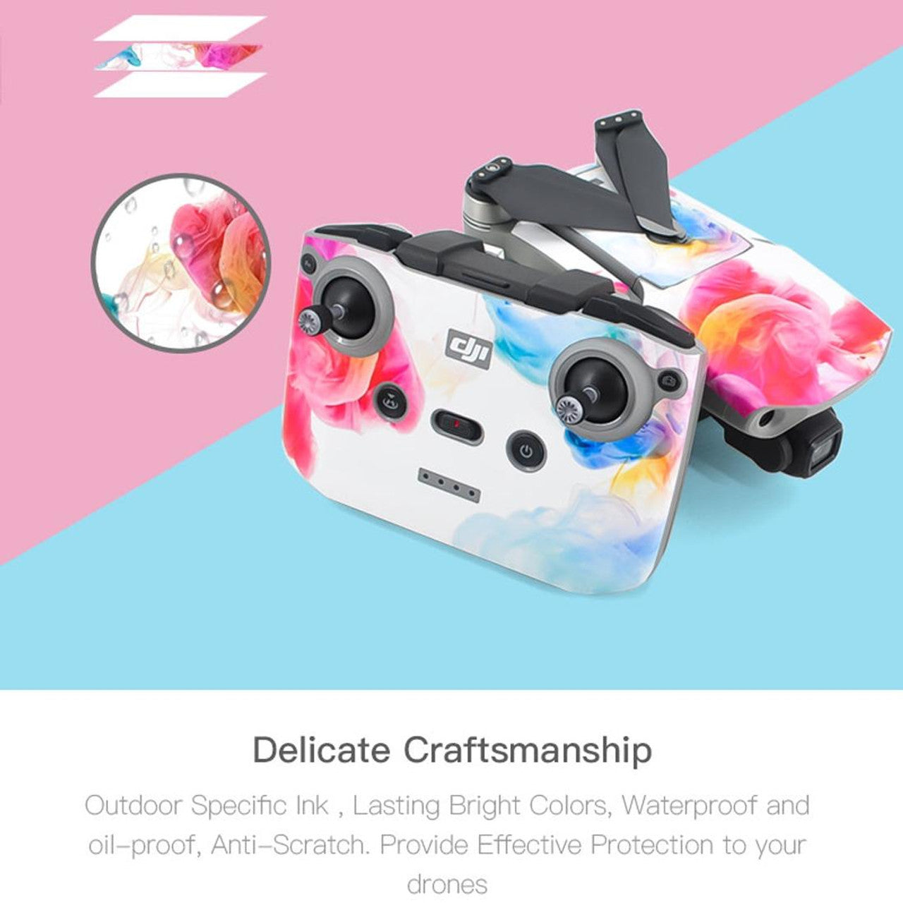 6645 5 body sticker remote sticker startrc for dji mini 2 style 1